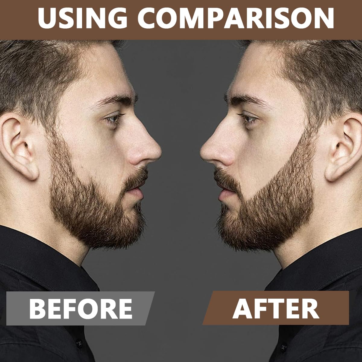 MAYCREATE Barber Beard Pencil Filler for Men Dual Tip 2 in 1 Beard Pencil with Comb & Brush for Beard Styling, Sweat Proof Beard Pencil Filler Mustache Kit for Beard, Mustache, Eyebrows (dark brown) MAYCREATE Barber Beard Pencil Filler for Men Dual Tip 2 in 1 Beard Pencil with Comb & Brush for Beard Styling, Sweat Proof Beard Pencil Filler Mustache Kit for Beard, Mustache, Eyebrows (dark brown)